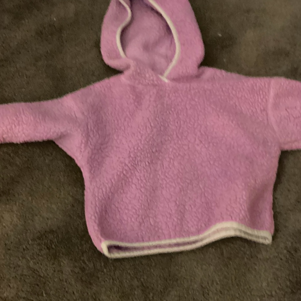 Xersion Purple & Teal fuzzy jacket. XS 6/6X